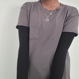 Grey T-shirt dress